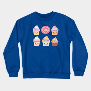 Happy Birthday Cupcake (2) Crewneck Sweatshirt